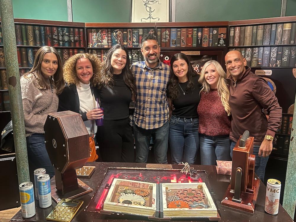 Rocket recruiters collaborating with clients