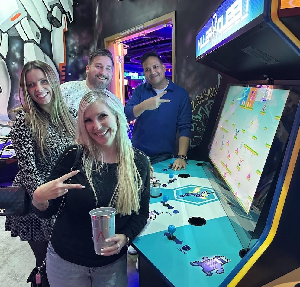 Rocket team at event